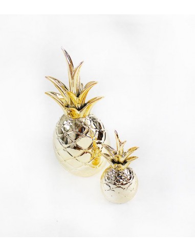 Statuetta Ananas color oro