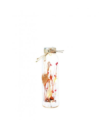 Vasetto luminoso con bacche