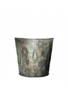 Vaso in latta Natalizio 2