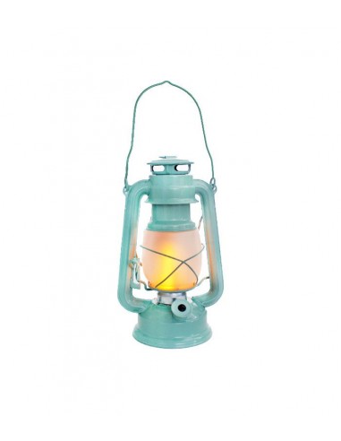 Lanterna azzurra con effetto fiamma