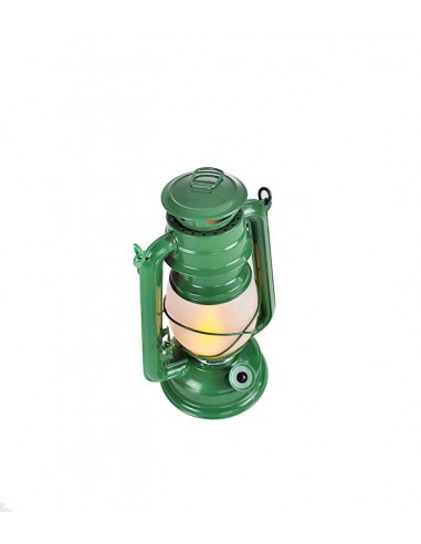 Lanterna verde con effetto fiamma